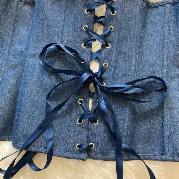 Vintage Jean Corset (XXS-S) - Picture 1 of 4